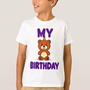 Camiseta Bear de cumpleaños