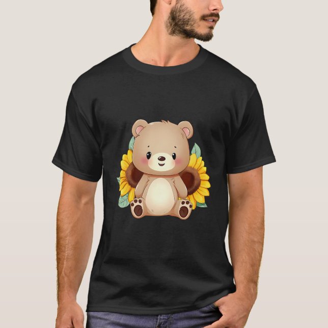 Camiseta Bear de girasol (Anverso)