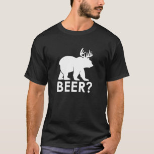 Camiseta Bear Deer Beer Funny