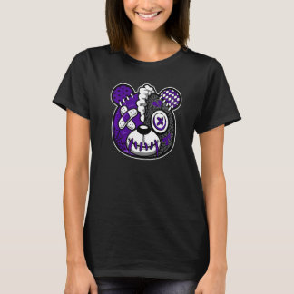 Camiseta Bear Dripping  Loves Dark Iris 3s Unisex Matching