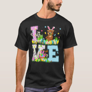 Camiseta Bear Easter Egt Hunt Love Bear Easter Sunday