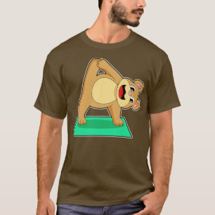 Camiseta Bear En El Fitness Del Yoga