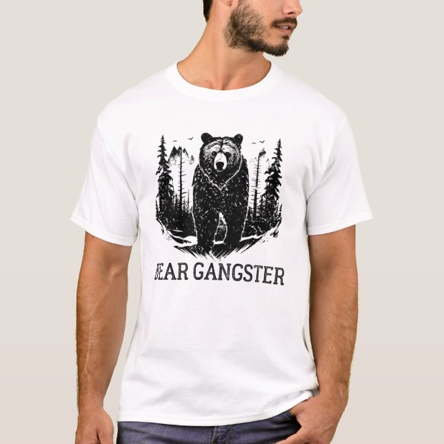 Camiseta Bear Gangster (Anverso)
