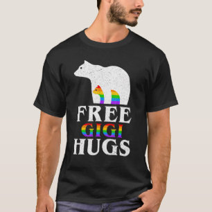 Camiseta Bear Gigi Free Gigi Abraza La Bandera Arcoiris Lgb