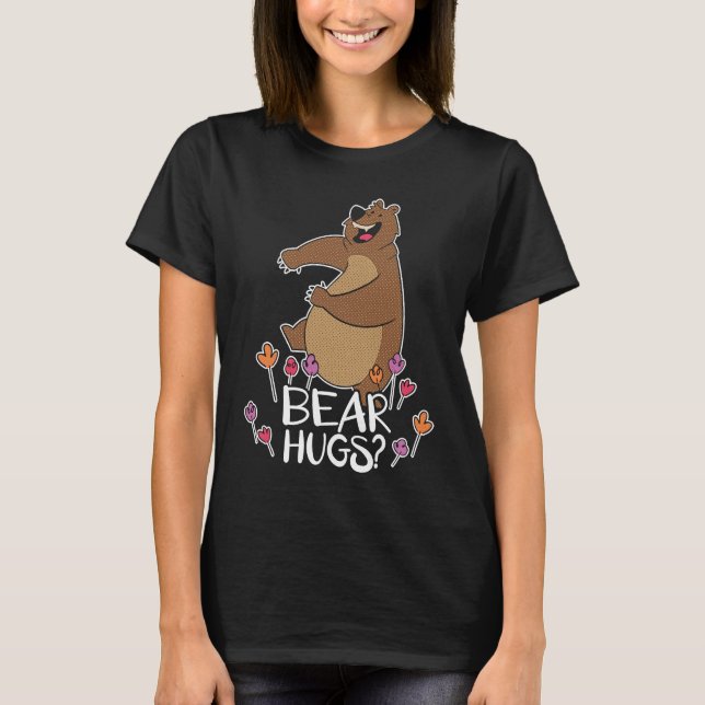 Camiseta Bear Hugs Bear Lover Wildlife Animal Bear 1 (Anverso)