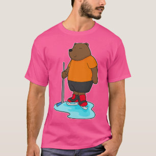 Camiseta Bear Ice Hockey Hockey sobre hielo palo de hockey 