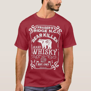 Camiseta Bear Killer Brand Whisky - Frasers Ridge Gift