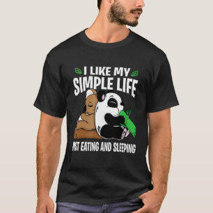 Camiseta Bear Koala Lazy Sleeping Couch