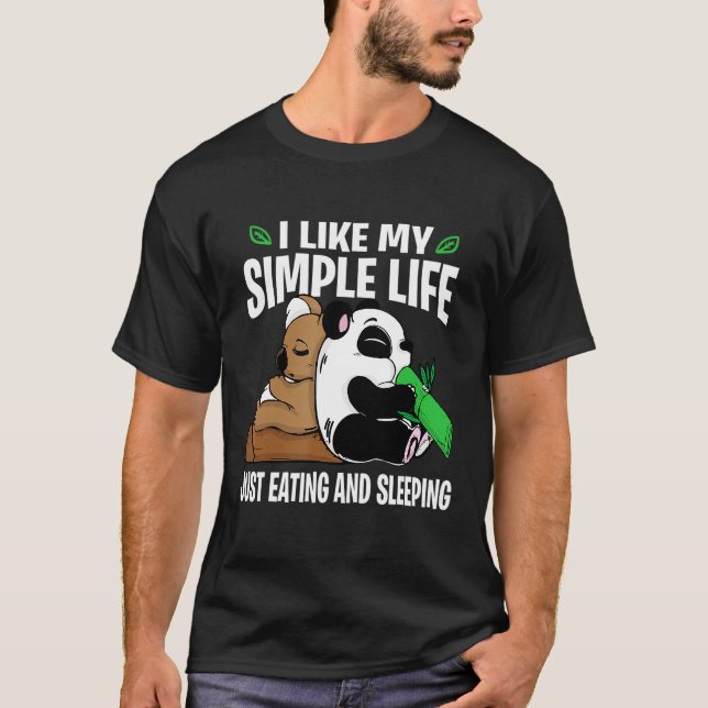 Camiseta Bear Koala Lazy Sleeping Couch (Anverso)