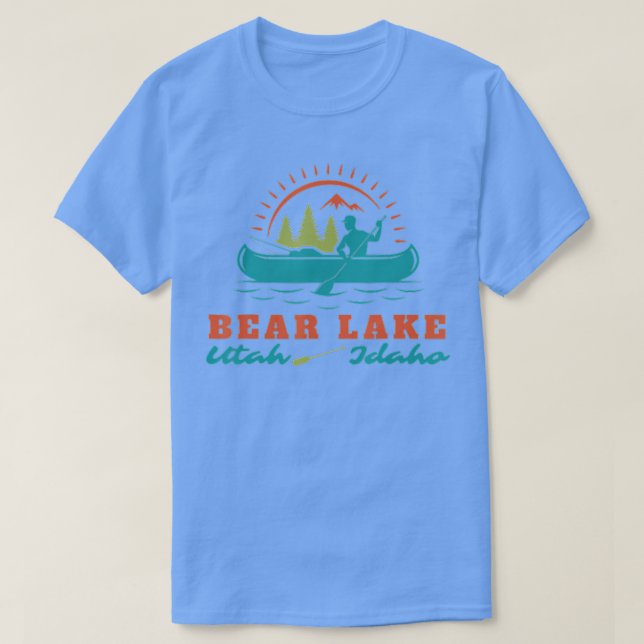 Camiseta Bear Lake Summer Utah Idaho  (Diseño del anverso)