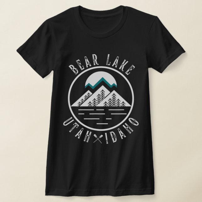 Camiseta Bear Lake Utah Idaho Camping (Distribución)
