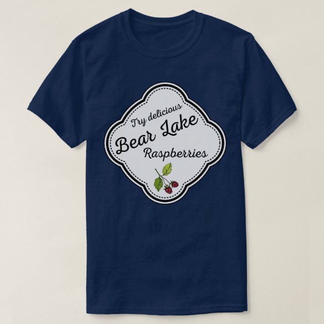 Camiseta Bear Lake Utah Raspberries TShirt (Diseño del anverso)