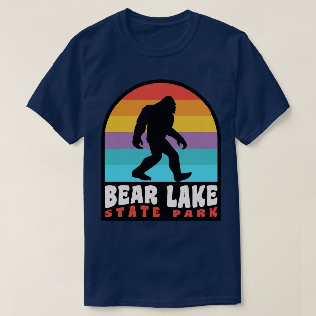 Camiseta Bear Lake Utah Retro Sunset (Diseño del anverso)