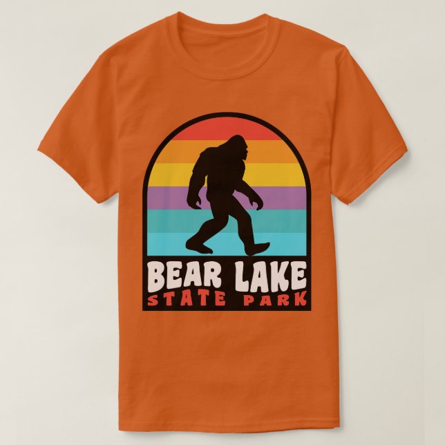 Camiseta Bear Lake Utah Retro Sunset (Diseño del anverso)