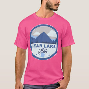 Camiseta Bear Lake Utah Ut Mountains Badge Hiking Souvenir