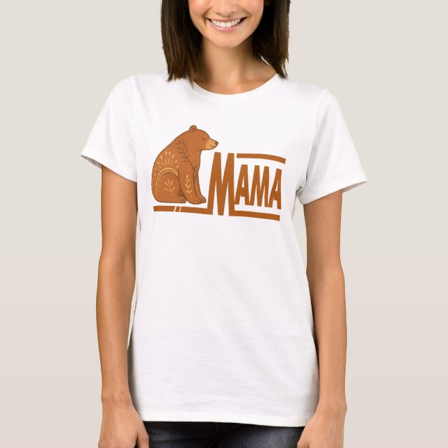 Camiseta Bear Mama T-Shirt (Anverso)