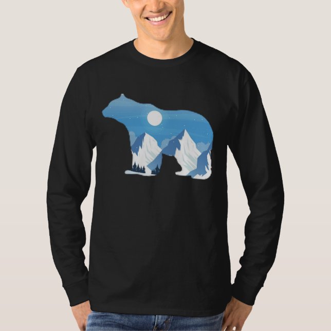 Camiseta Bear Mountain Moon Tshirt (Anverso)