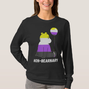 Camiseta Bear No binario Ballon Lgbtq Bandera No Bina