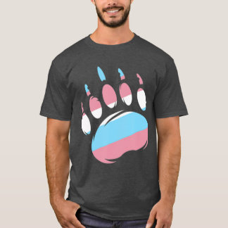 Camiseta Bear Paw ransgender Mom hace regalos de Orgullo