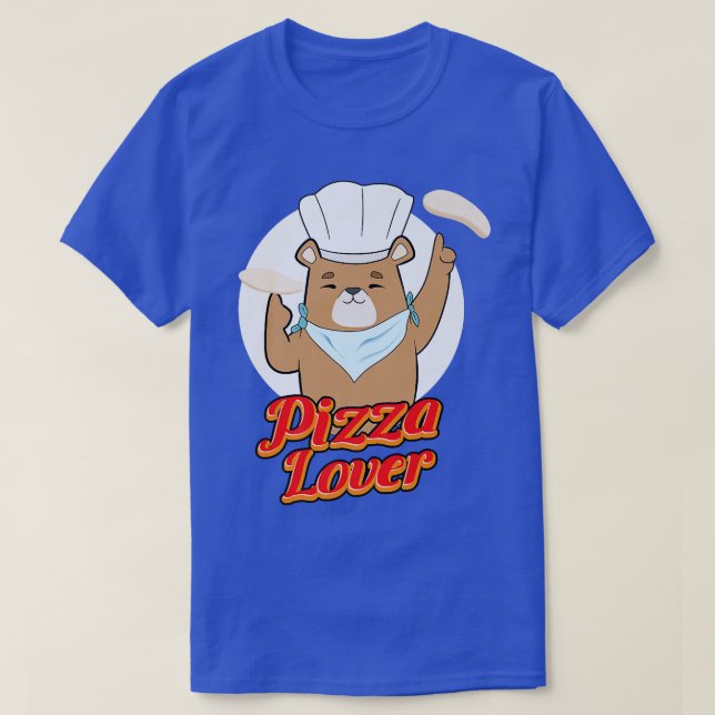 Camiseta Bear Pizza Lover (Diseño del anverso)