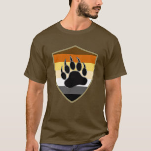Camiseta Bear Pride Shield Bear Paw