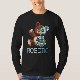 Camiseta Bear Robot Robotic Cudddling Cyborg
