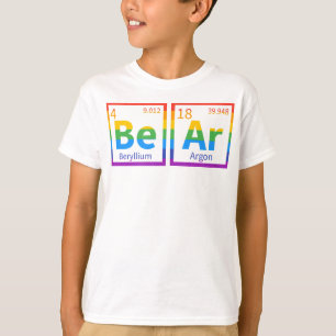 Camiseta Bear tabla periódica oso oso gay oso orgullo LGBT 