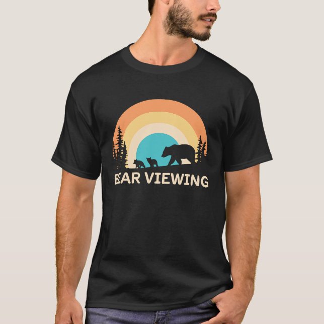 Camiseta Bear Viewing in Zoo National Park or Alaska Cruise (Anverso)