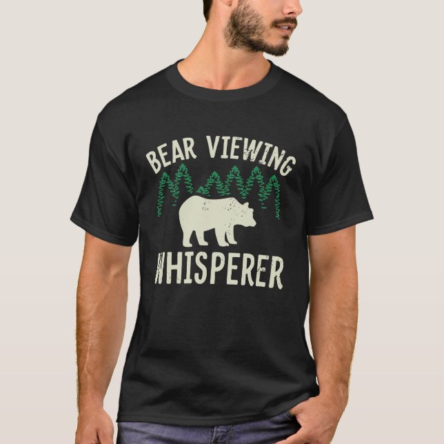 Camiseta Bear Viewing in Zoo National Park or Alaska Cruise (Anverso)