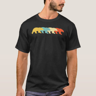 Camiseta Bear Vintage Retro Mammal Animal 60's 70s