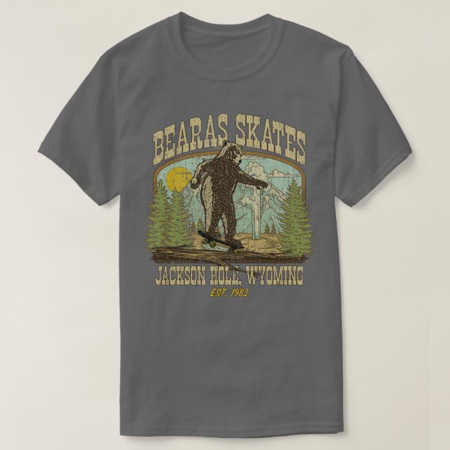 Camiseta Bearas Skates 1983 (Diseño del anverso)