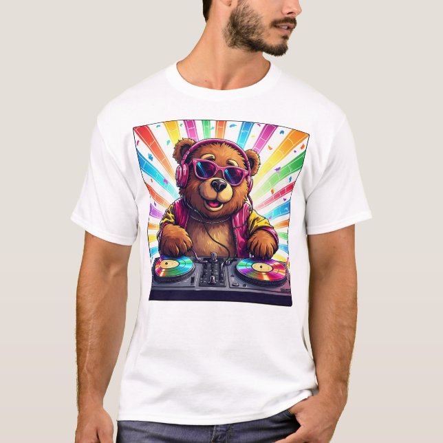 Camiseta Bearbie DJ (Anverso)
