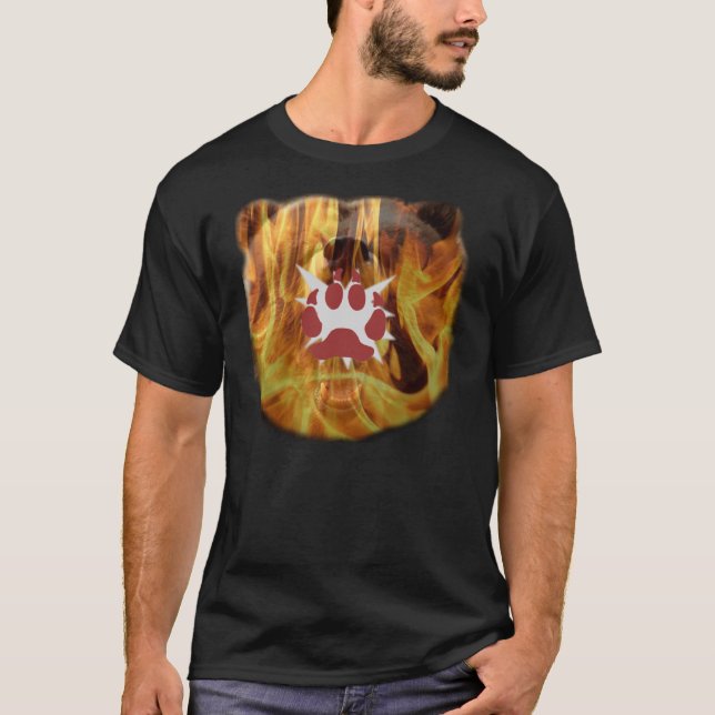 CAMISETA BEARCLAW. (Anverso)