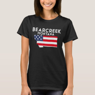 Camiseta Bearcreek Montana Estados Unidos de América Viaje