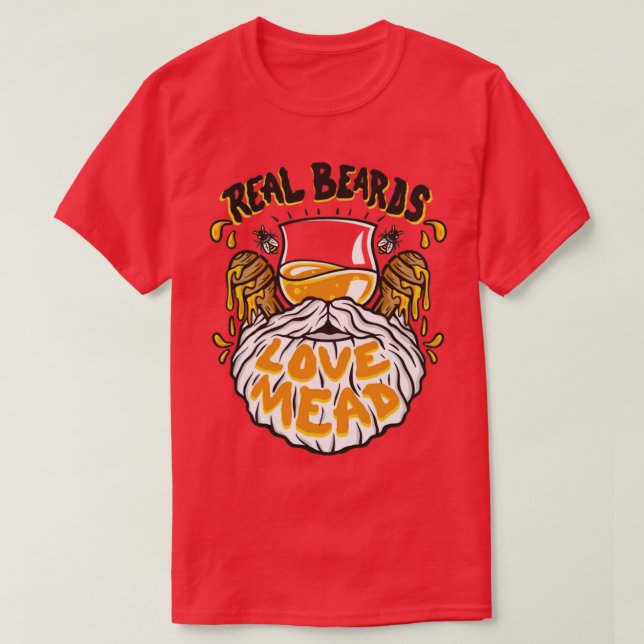Camiseta Beard and Beer (Diseño del anverso)