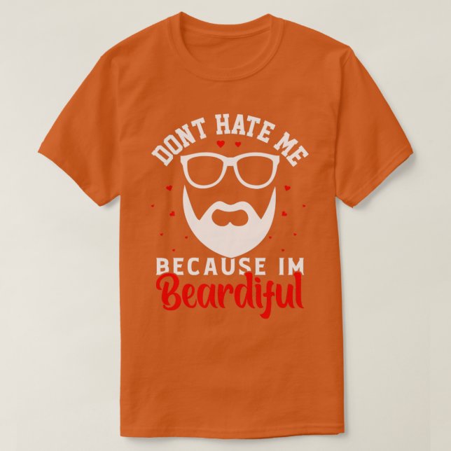 Camiseta Beard Bearded Collie Mustache Facial Hair Gift 7 (Diseño del anverso)