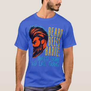 Camiseta Beard Beers Babies gorras cómo papá vive de los pa