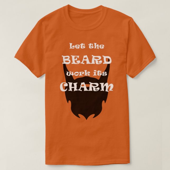 Camiseta Beard Charm (Diseño del anverso)