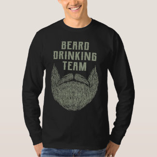 Camiseta Beard Drinking Team  Beer  Humor Drinker