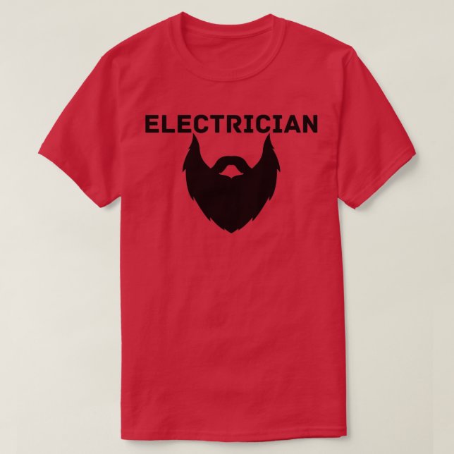 Camiseta Beard Electrician Classic TShirt (Diseño del anverso)