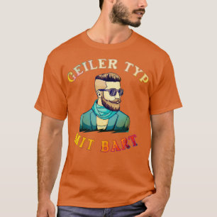 Camiseta Beard Hipster Cuidado de la barba completa 18