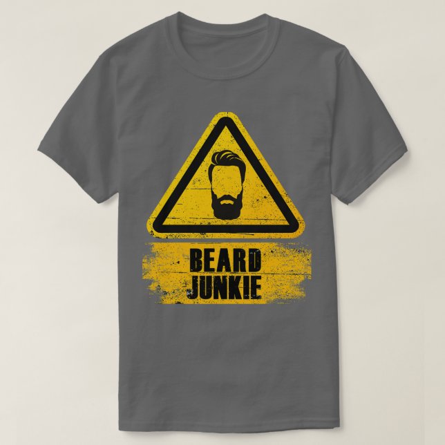 Camiseta Beard Junkie Beard Bearer Beard Grooming Barber Sh (Diseño del anverso)