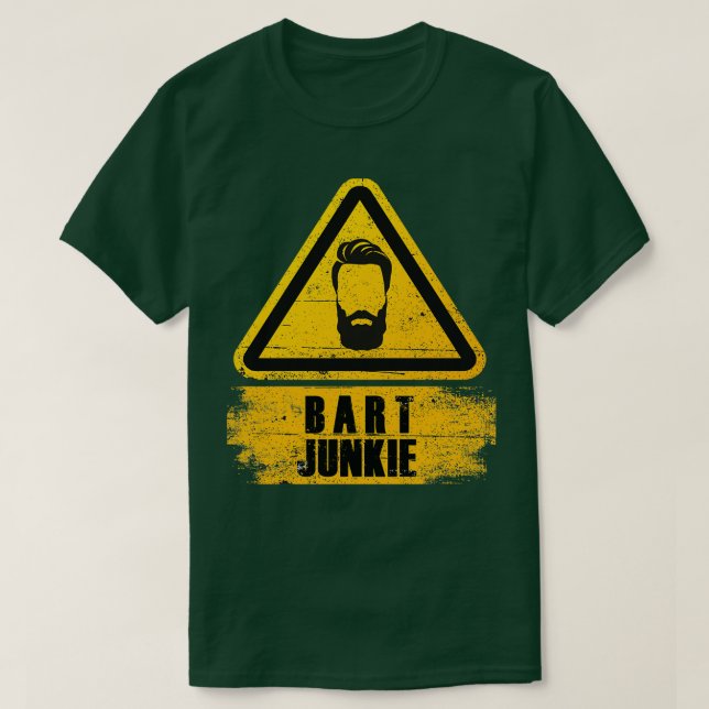 Camiseta Beard Junkie Beard Bearer Beard Grooming Barber Sh (Diseño del anverso)