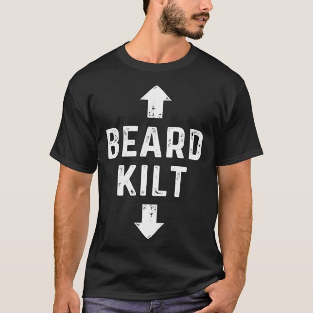 Camiseta Beard Kilt Scottish (Anverso)