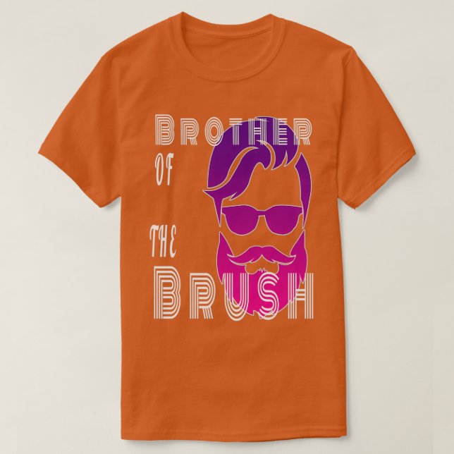 Camiseta Beard Lover Brother Of The Brush Gift Idea (Diseño del anverso)