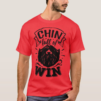 Camiseta Beard Lovers Gift Chin lleno de victoria