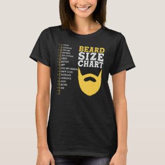 Camiseta Beard Measurement Char  Beard Length Growth Chart