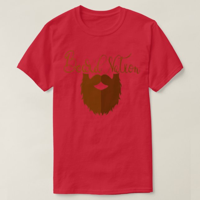 Camiseta Beard Nation (Diseño del anverso)