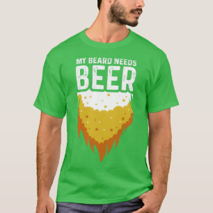 Camiseta Beard Neer Beer Alcoholic Person Gift