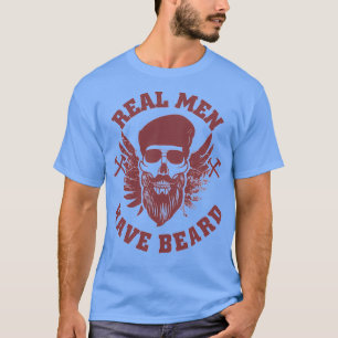Camiseta Beard Real Men Have Beard barard beard design for 